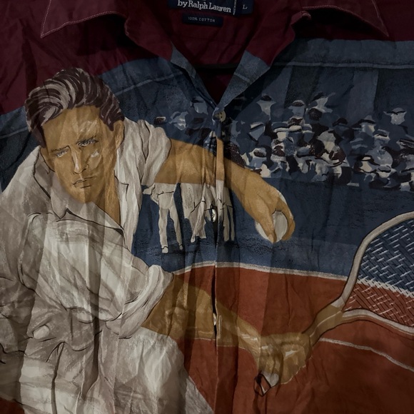 Vintage Polo Ralph Lauren Men’s Large Cotton 100% - Picture 2 of 6